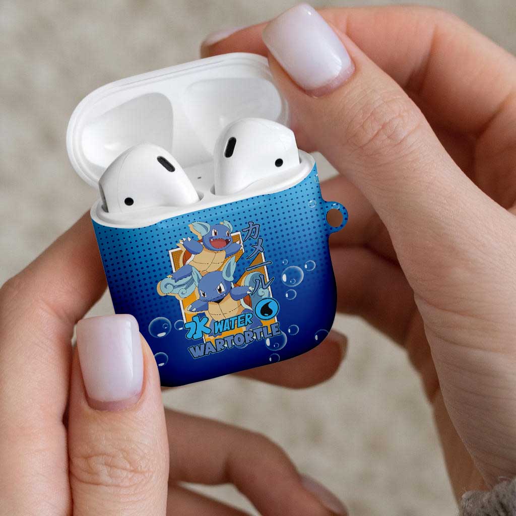 Wartortle Poké AirPods Case with Water Type Featuring Strong and Playful Design - The Mazicc