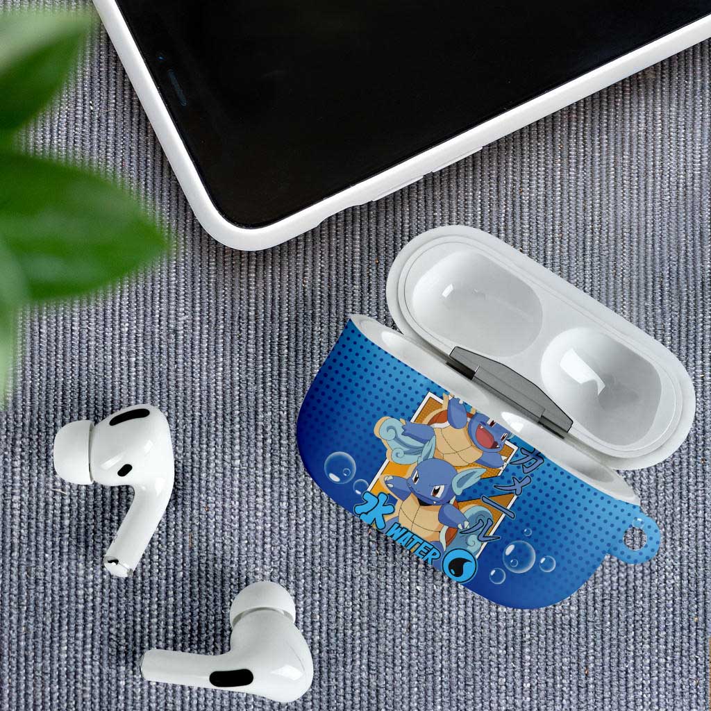 Wartortle Poké AirPods Case with Water Type Featuring Strong and Playful Design - The Mazicc