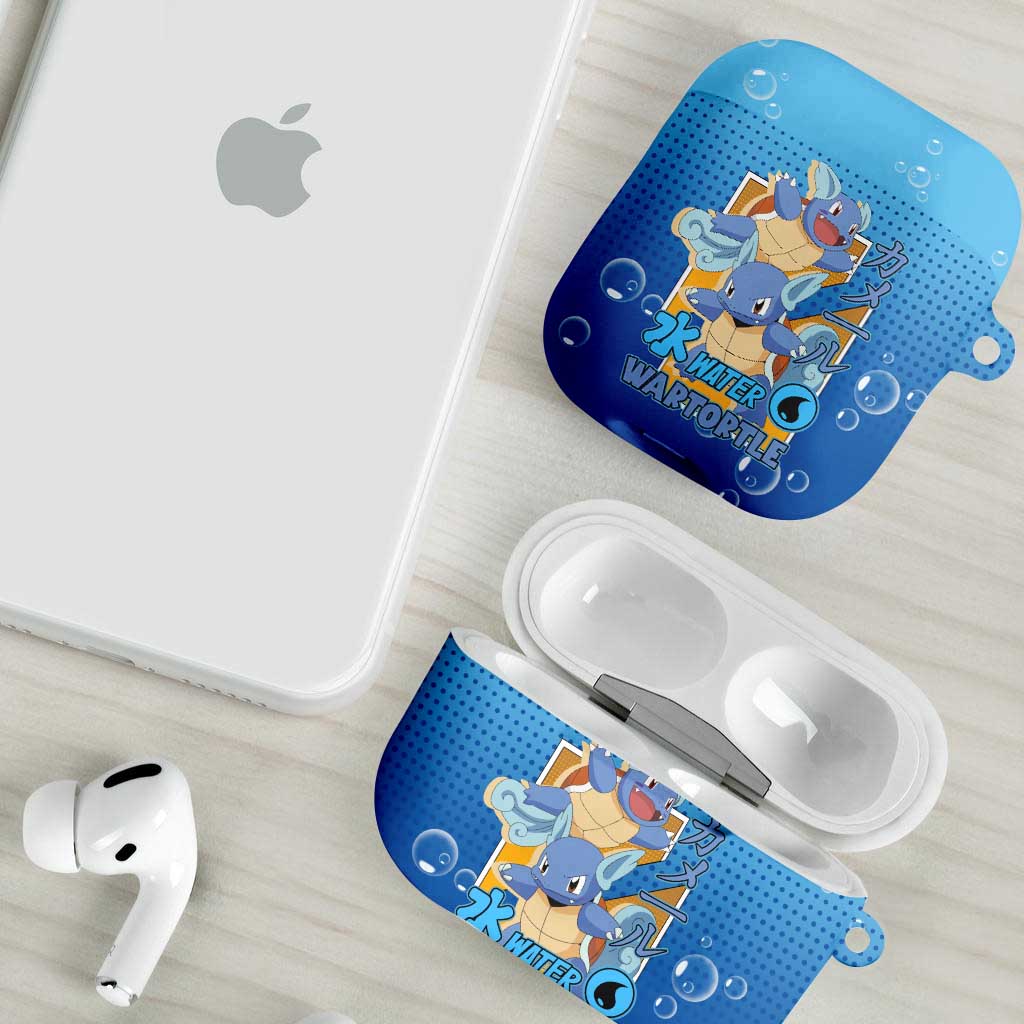 Wartortle Poké AirPods Case with Water Type Featuring Strong and Playful Design - The Mazicc