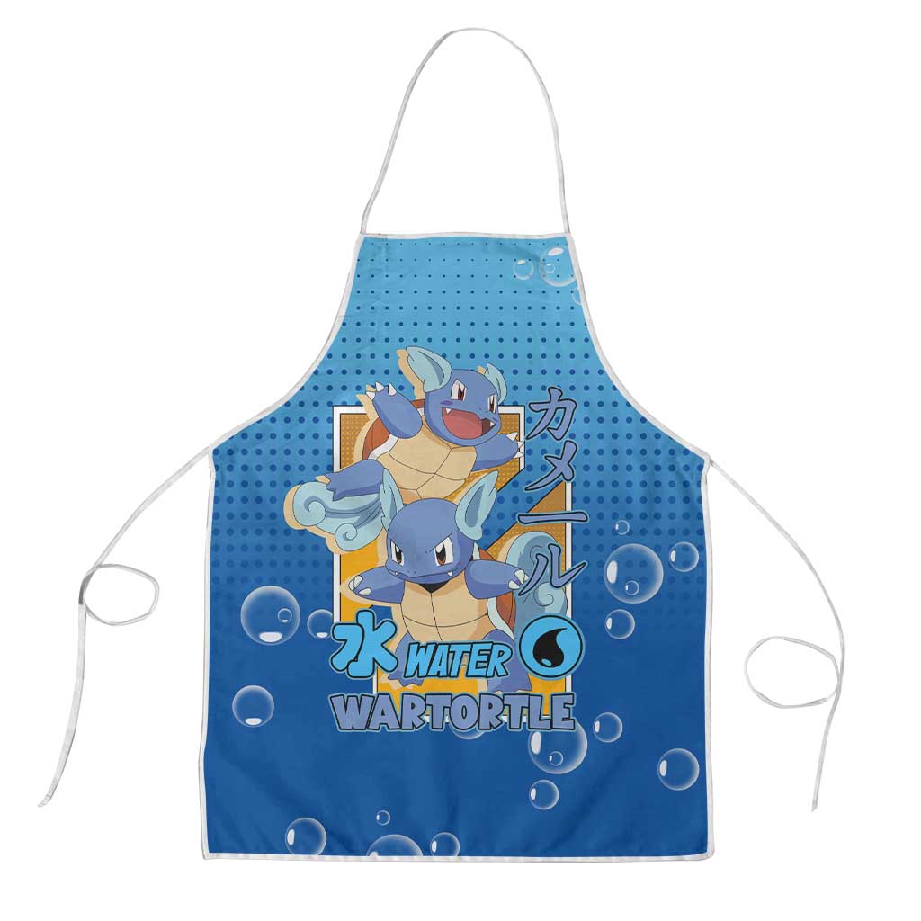 Wartortle Poké Apron with Water Type Featuring Strong and Playful Design - The Mazicc