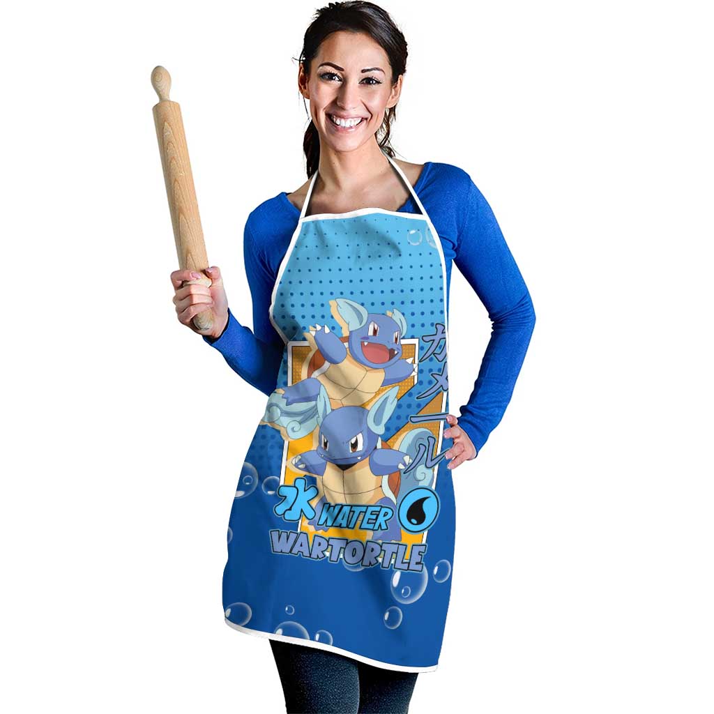 Wartortle Poké Apron with Water Type Featuring Strong and Playful Design - The Mazicc