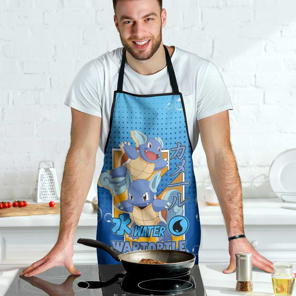 Wartortle Poké Apron with Water Type Featuring Strong and Playful Design - The Mazicc