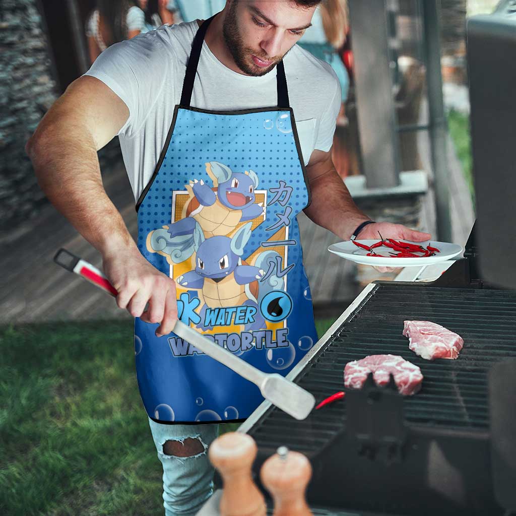 Wartortle Poké Apron with Water Type Featuring Strong and Playful Design - The Mazicc