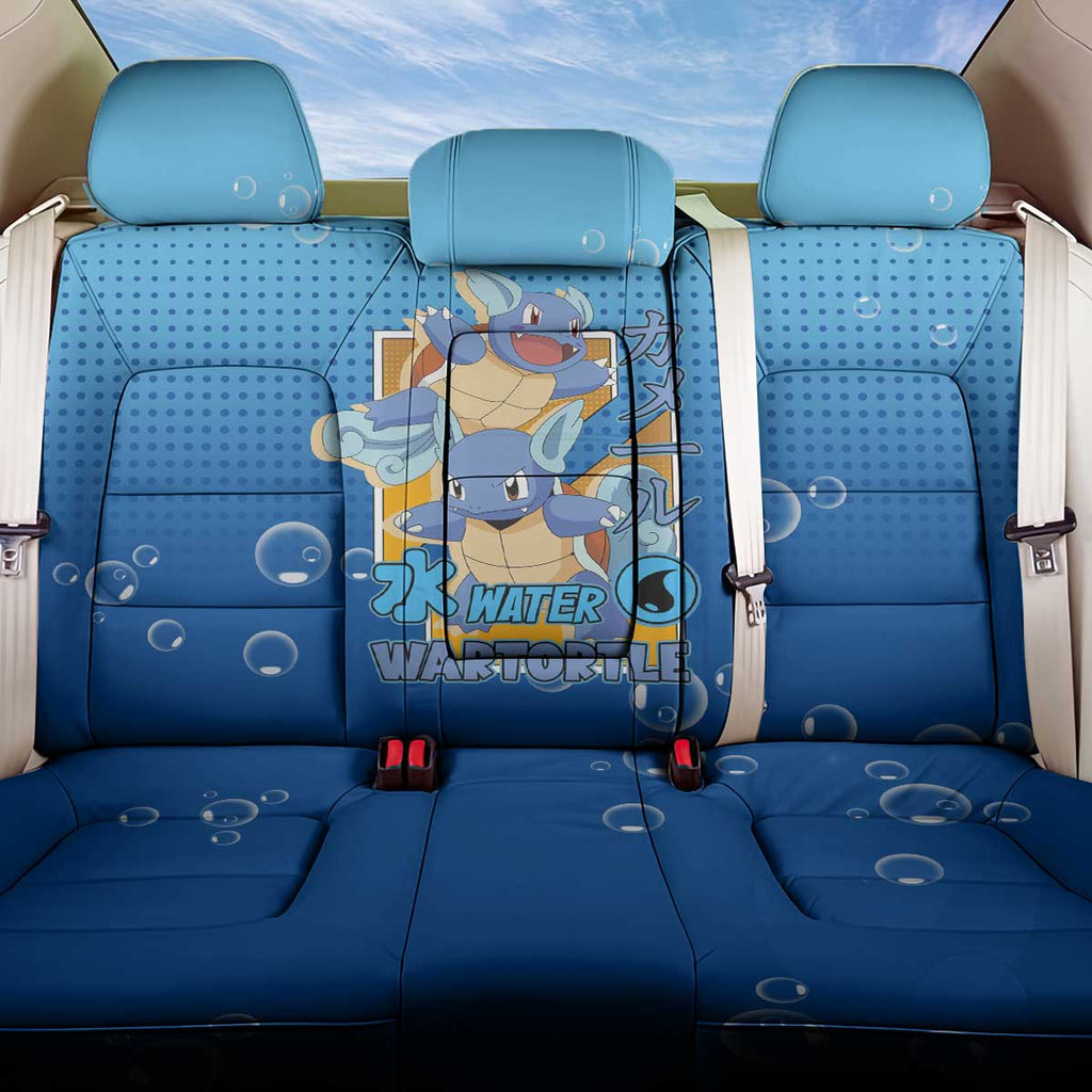 Wartortle Poké Back Car Seat Cover with Water Type Featuring Strong and Playful Design - The Mazicc