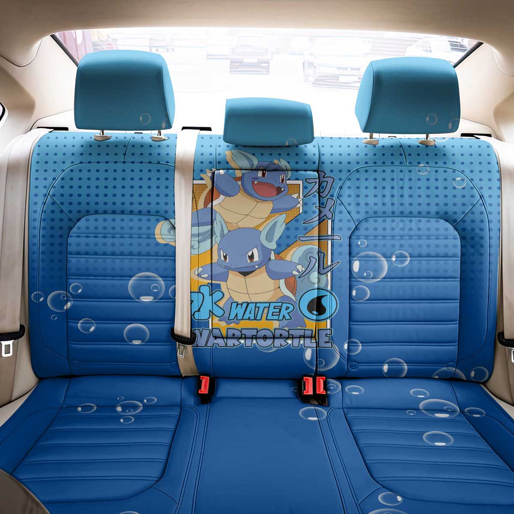 Wartortle Poké Back Car Seat Cover with Water Type Featuring Strong and Playful Design - The Mazicc