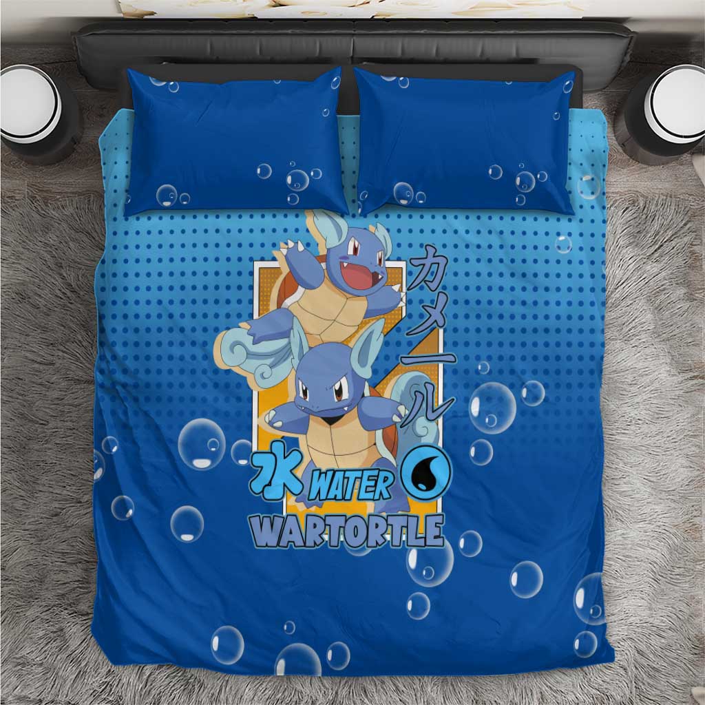 Wartortle Poké Bedding Set with Water Type Featuring Strong and Playful Design - The Mazicc