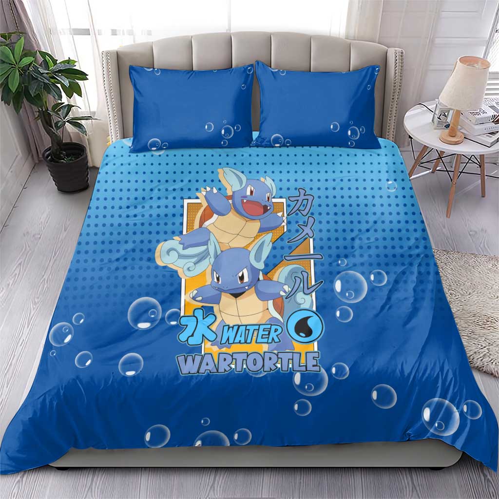 Wartortle Poké Bedding Set with Water Type Featuring Strong and Playful Design - The Mazicc