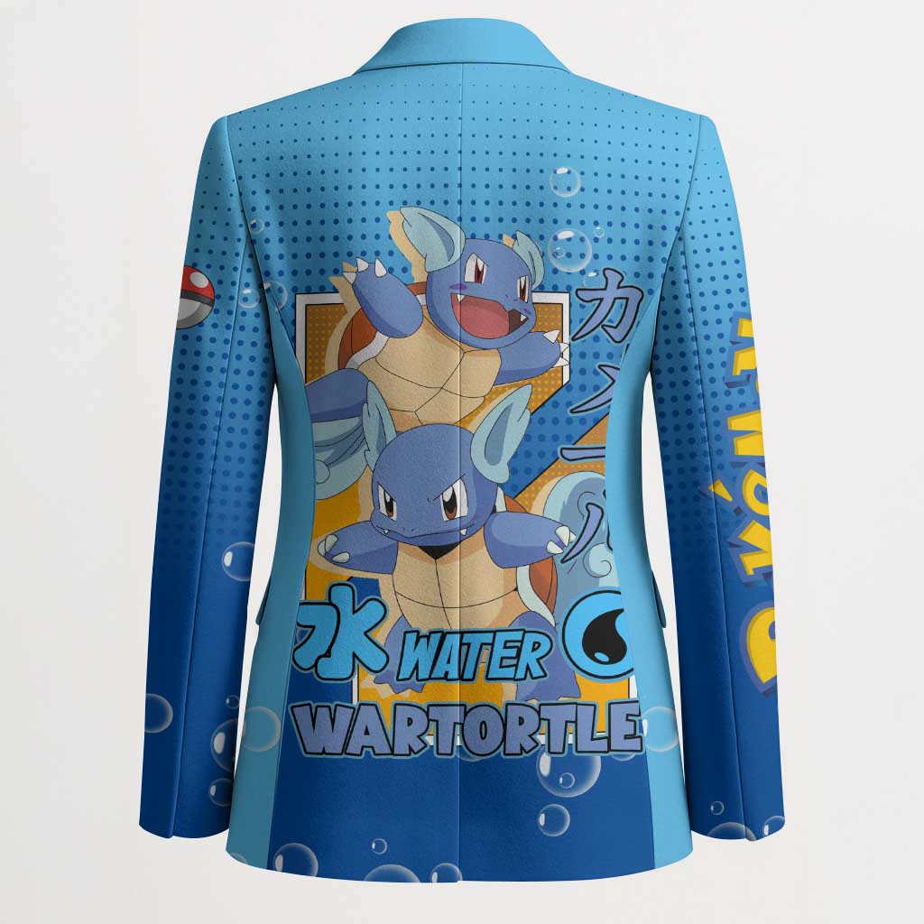 Wartortle Poké Blazer with Water Type Featuring Strong and Playful Design - The Mazicc