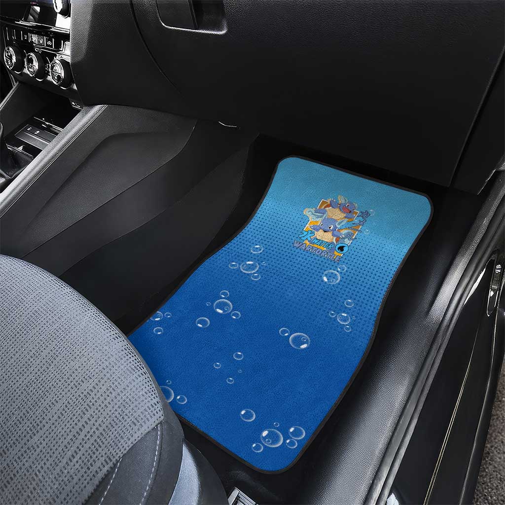 Wartortle Poké Car Mats with Water Type Featuring Strong and Playful Design - The Mazicc