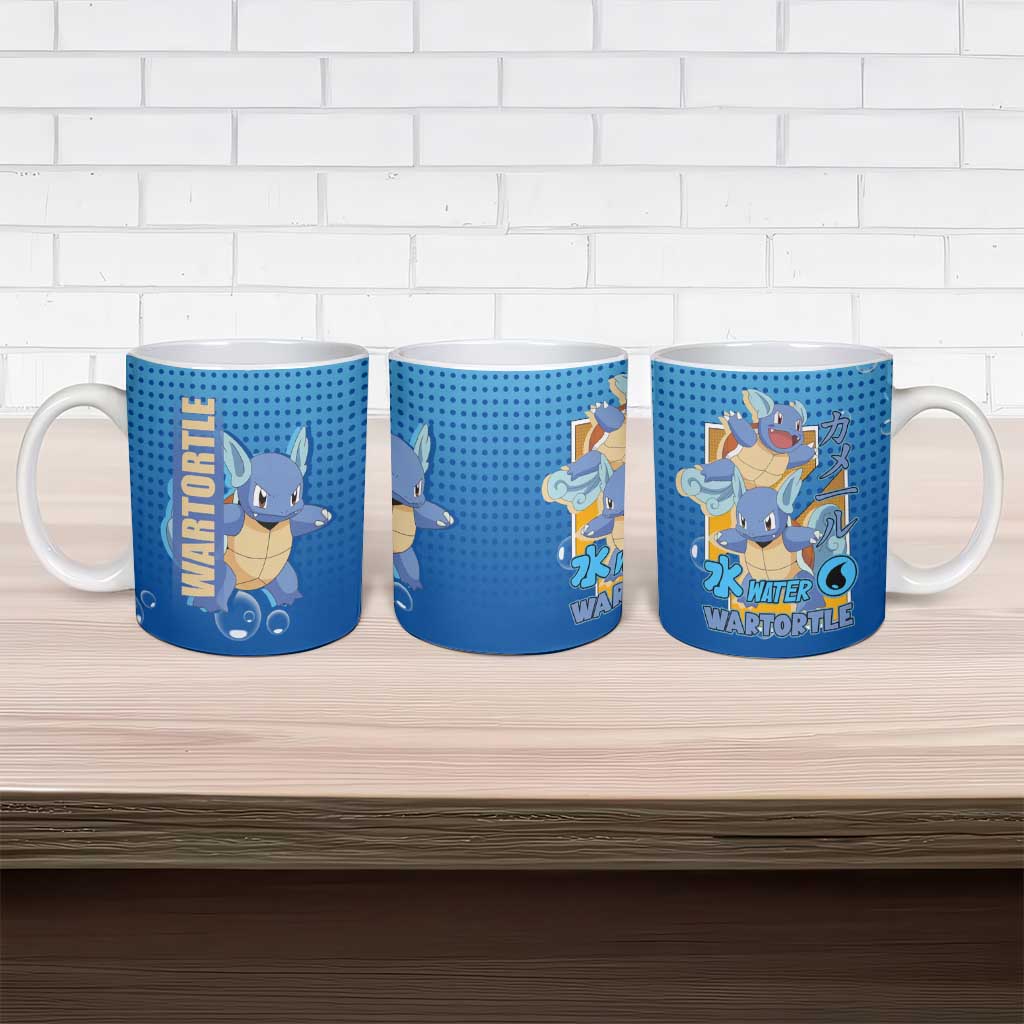 Wartortle Poké Ceramic Mug with Water Type Featuring Strong and Playful Design - The Mazicc