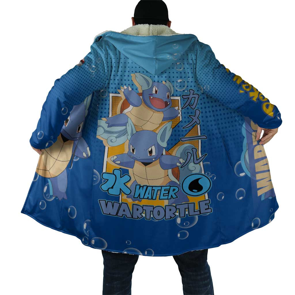 Wartortle Poké Cloak with Water Type Featuring Strong and Playful Design - The Mazicc
