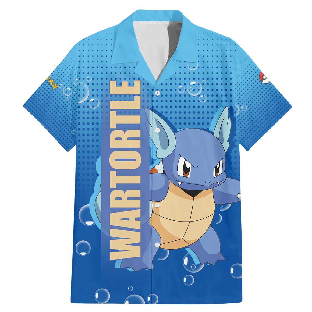 Wartortle Poké Family Matching Mermaid Dress and Hawaiian Shirt with Water Type Featuring Strong and Playful Design - The Mazicc