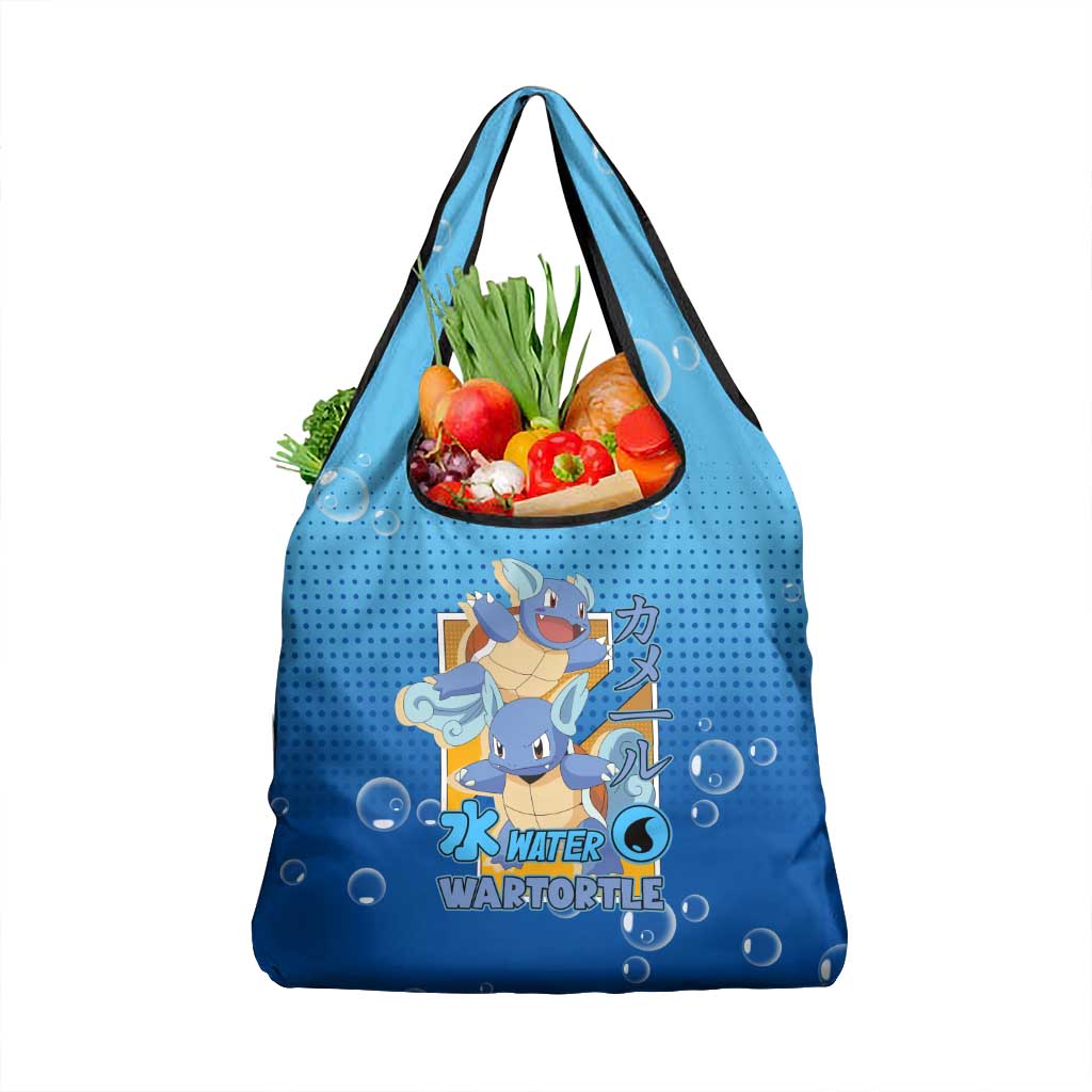 Wartortle Poké Grocery Bag with Water Type Featuring Strong and Playful Design - The Mazicc