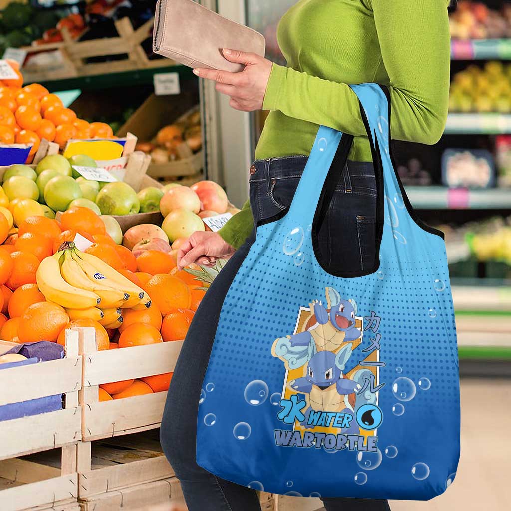 Wartortle Poké Grocery Bag with Water Type Featuring Strong and Playful Design - The Mazicc