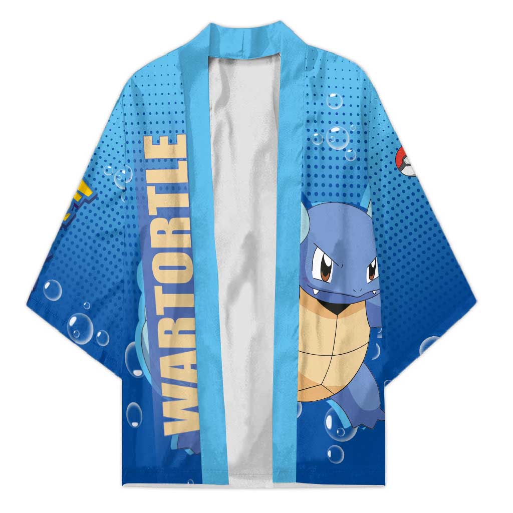 Wartortle Poké Kimono with Water Type Featuring Strong and Playful Design - The Mazicc