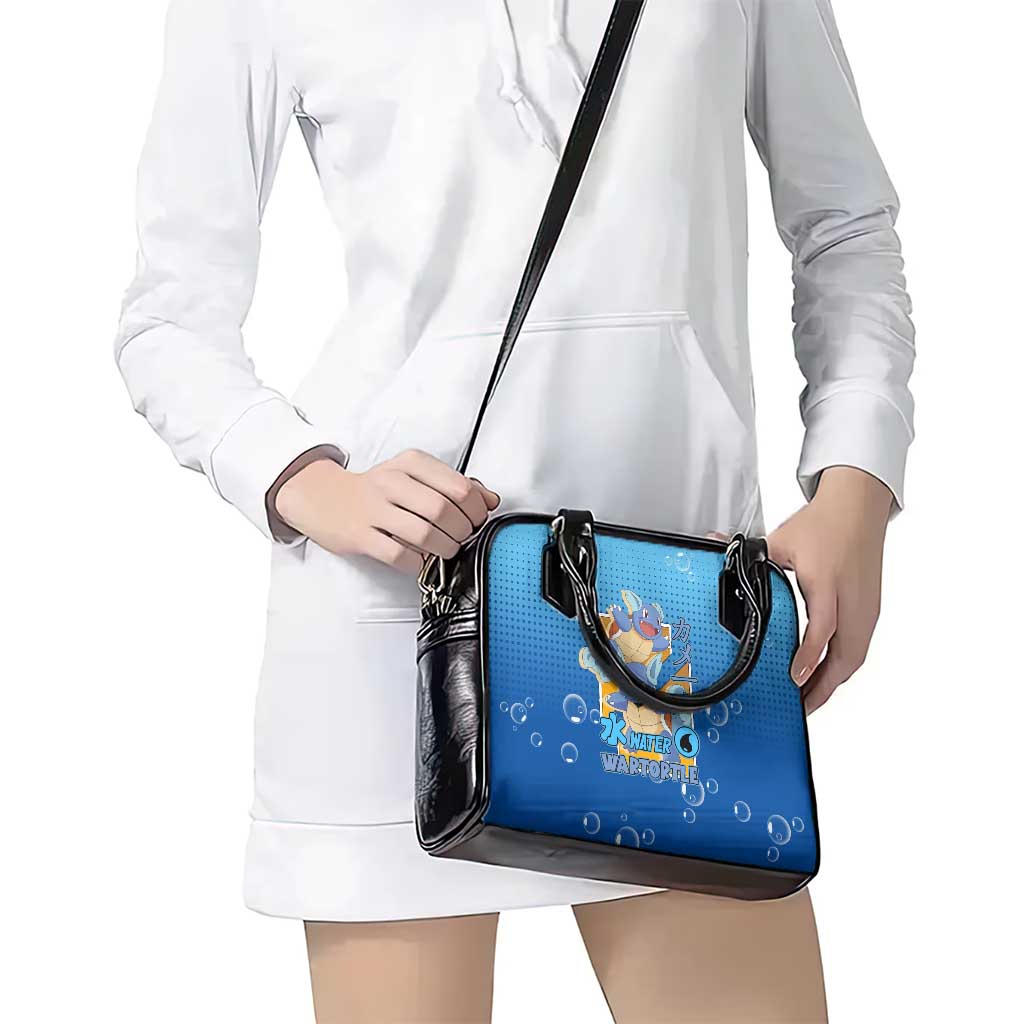 Wartortle Poké Shoulder Handbag with Water Type Featuring Strong and Playful Design - The Mazicc