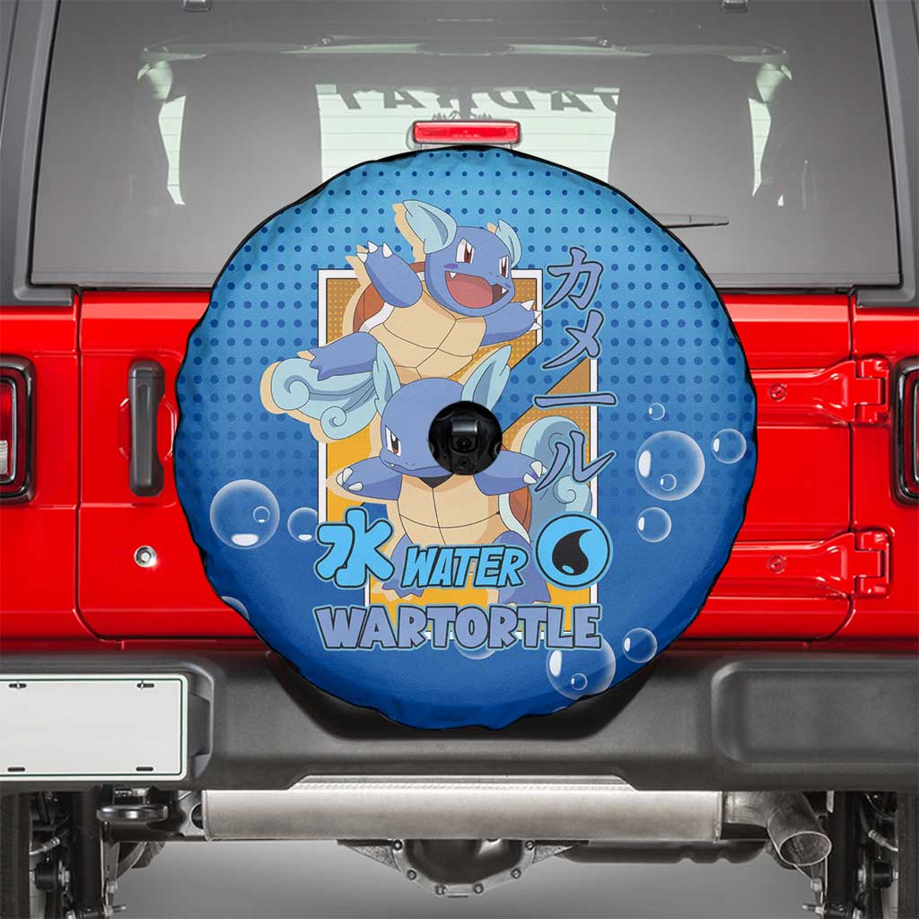 Wartortle Poké Spare Tire Cover with Water Type Featuring Strong and Playful Design - The Mazicc