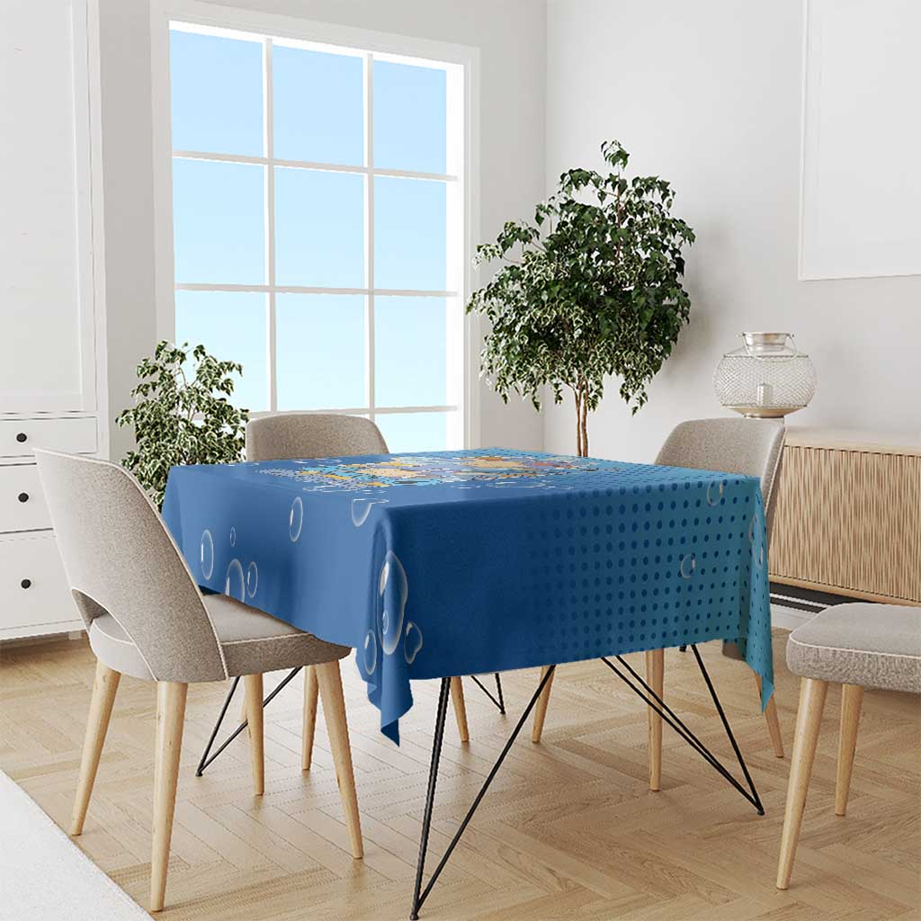 Wartortle Poké Tablecloth with Water Type Featuring Strong and Playful Design - The Mazicc