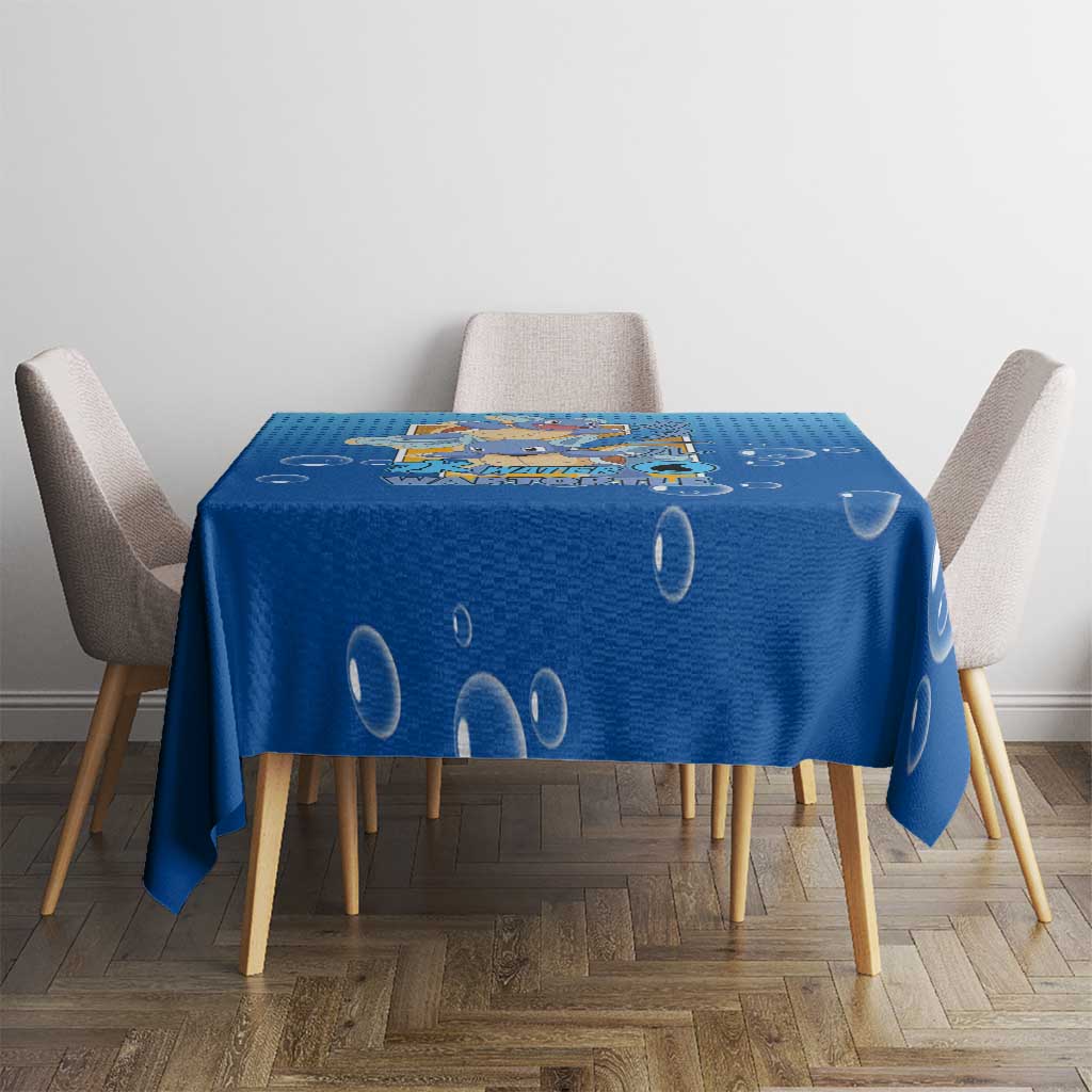 Wartortle Poké Tablecloth with Water Type Featuring Strong and Playful Design - The Mazicc