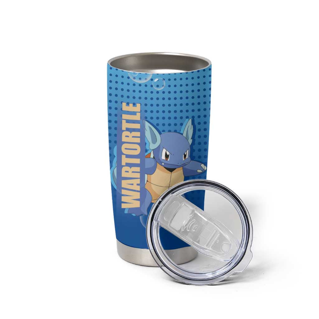 Wartortle Poké Tumbler Cup with Water Type Featuring Strong and Playful Design - The Mazicc
