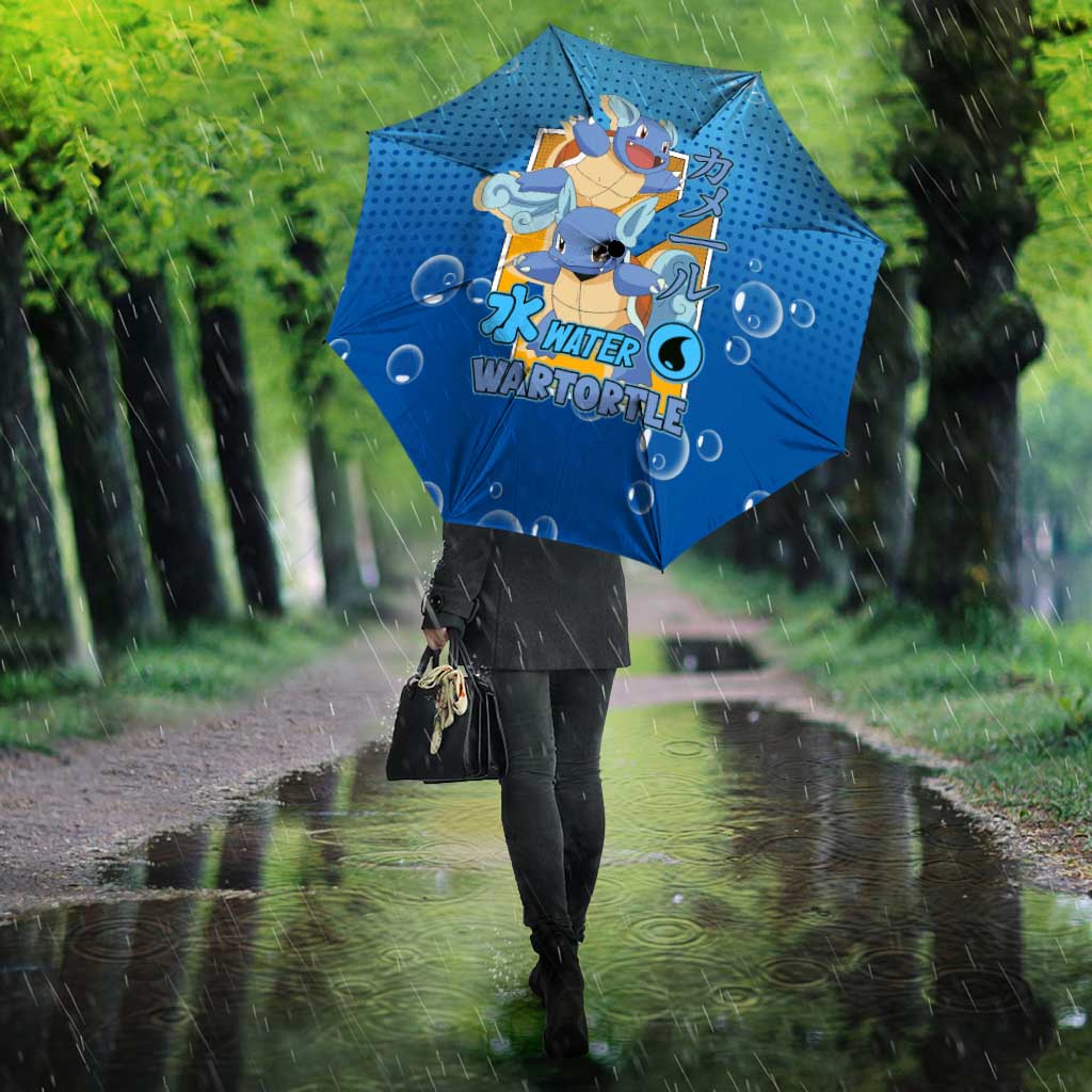 Wartortle Poké Umbrella with Water Type Featuring Strong and Playful Design - The Mazicc