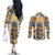 pineapple-skull-couples-matching-off-the-shoulder-long-sleeve-dress-and-long-sleeve-button-shirts-summer-paradise