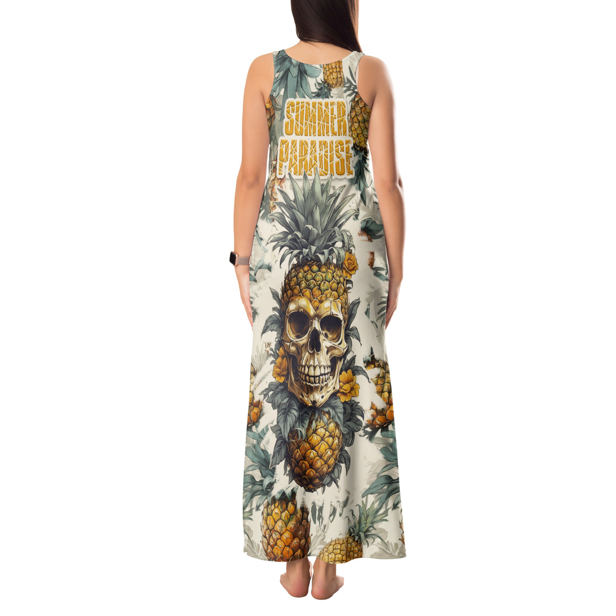 pineapple-skull-tank-maxi-dress-summer-paradise
