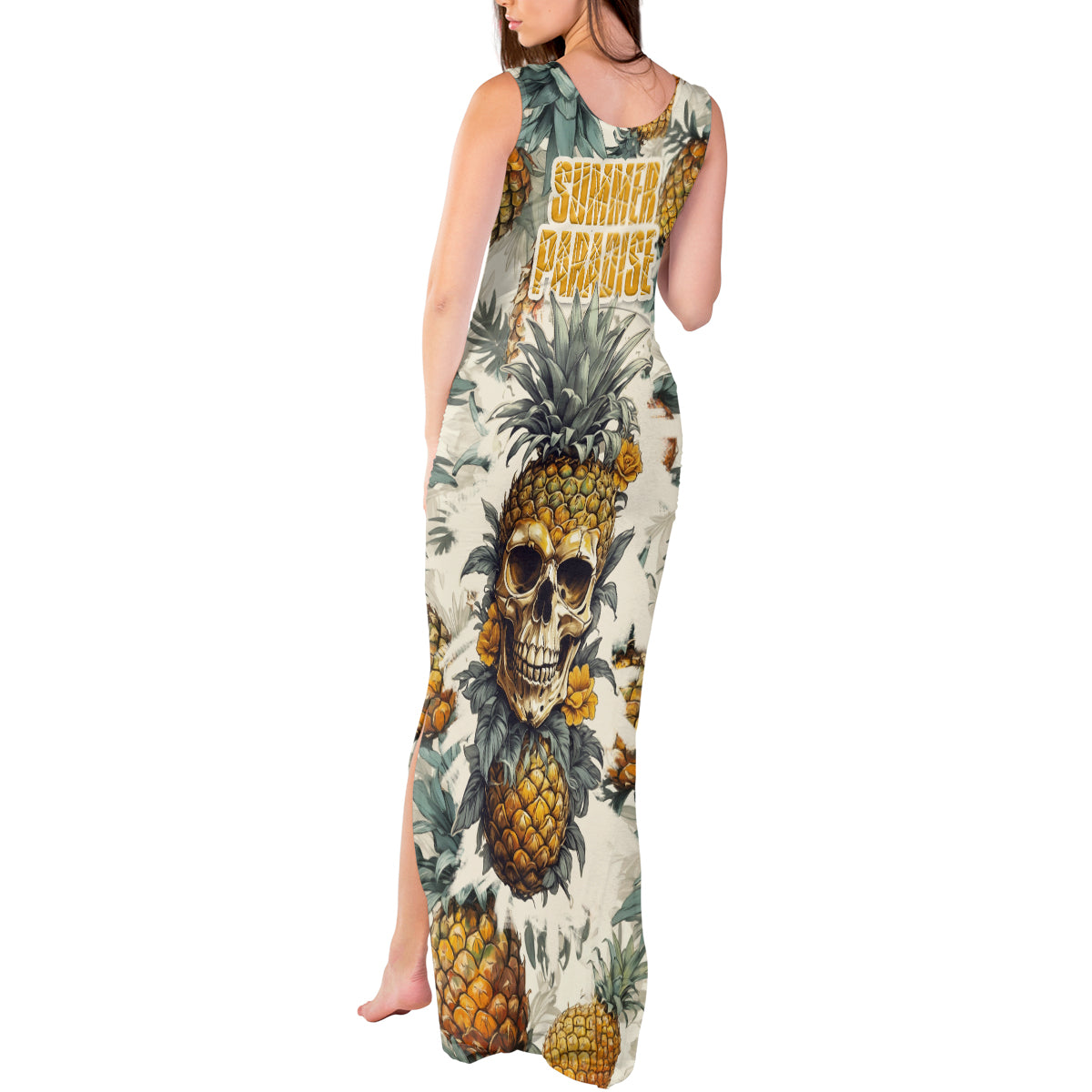 pineapple-skull-tank-maxi-dress-summer-paradise