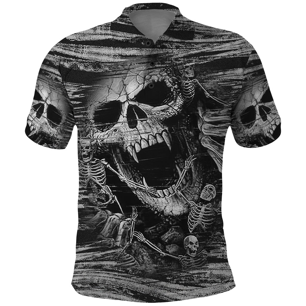 black-and-white-metallica-skull-polo-shirt