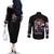 Uzui Tengen Demon Slayer Couples Matching Off The Shoulder Long Sleeve Dress and Long Sleeve Button Shirt Anime Style