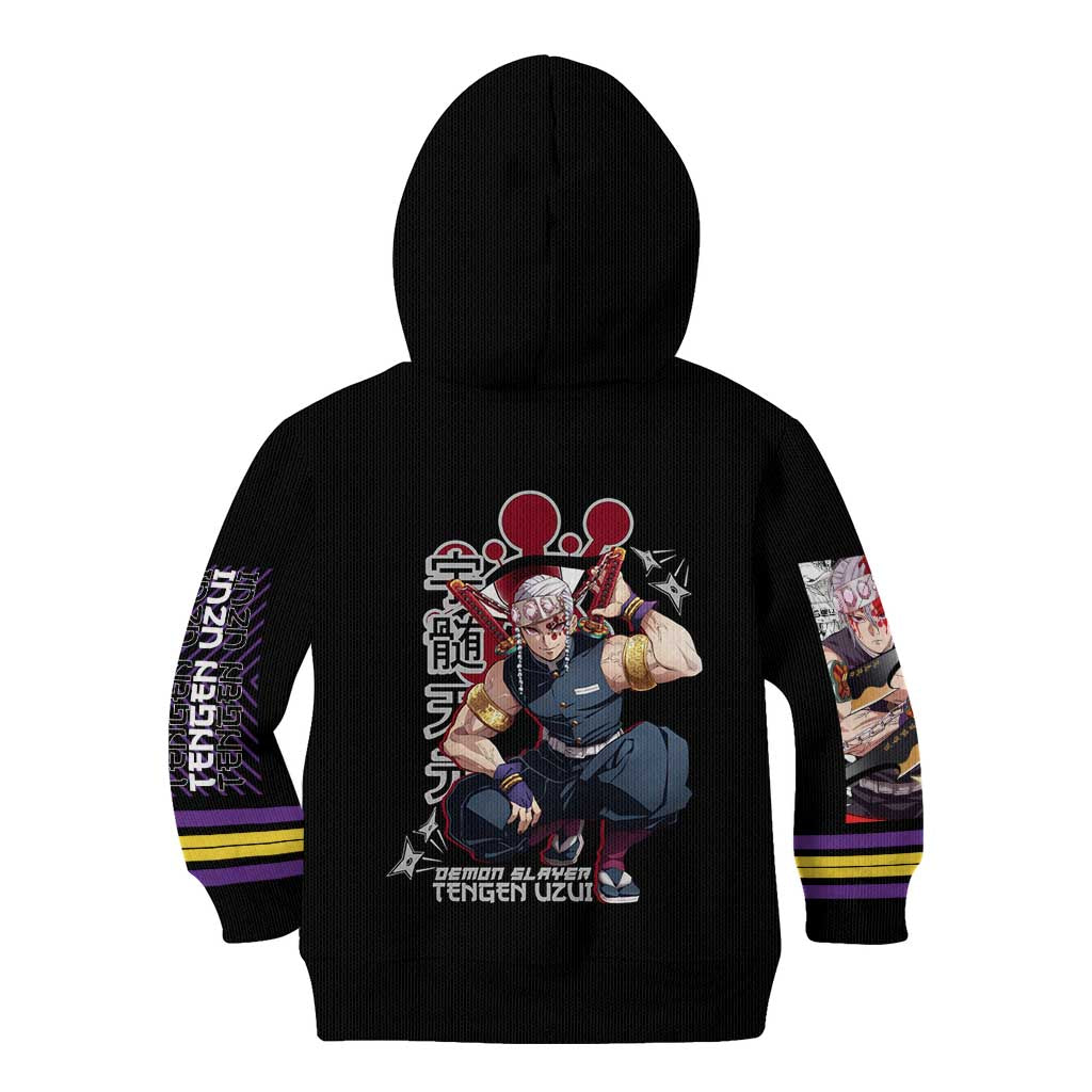 Uzui Tengen Demon Slayer Kid Hoodie Anime Style