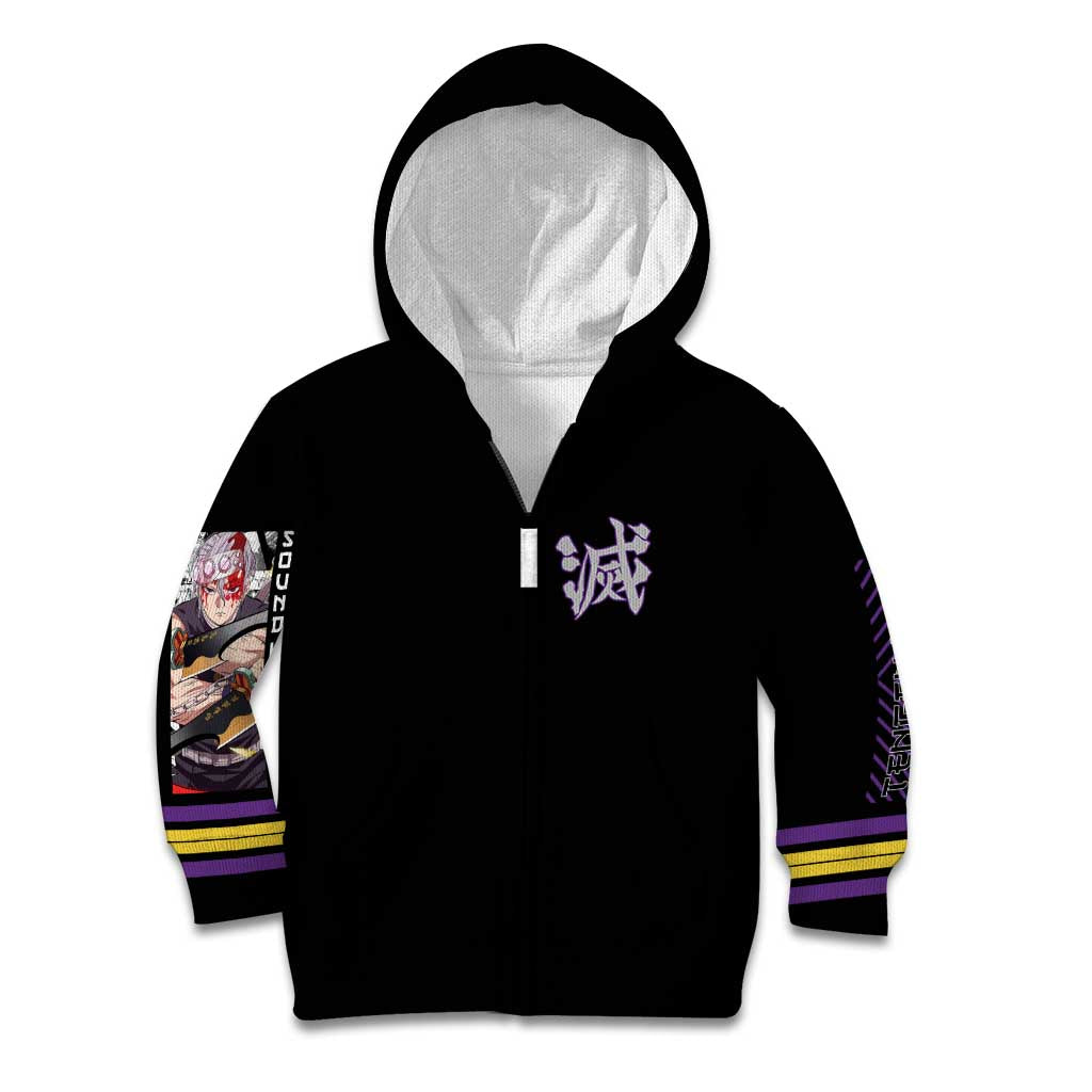 Uzui Tengen Demon Slayer Kid Hoodie Anime Style