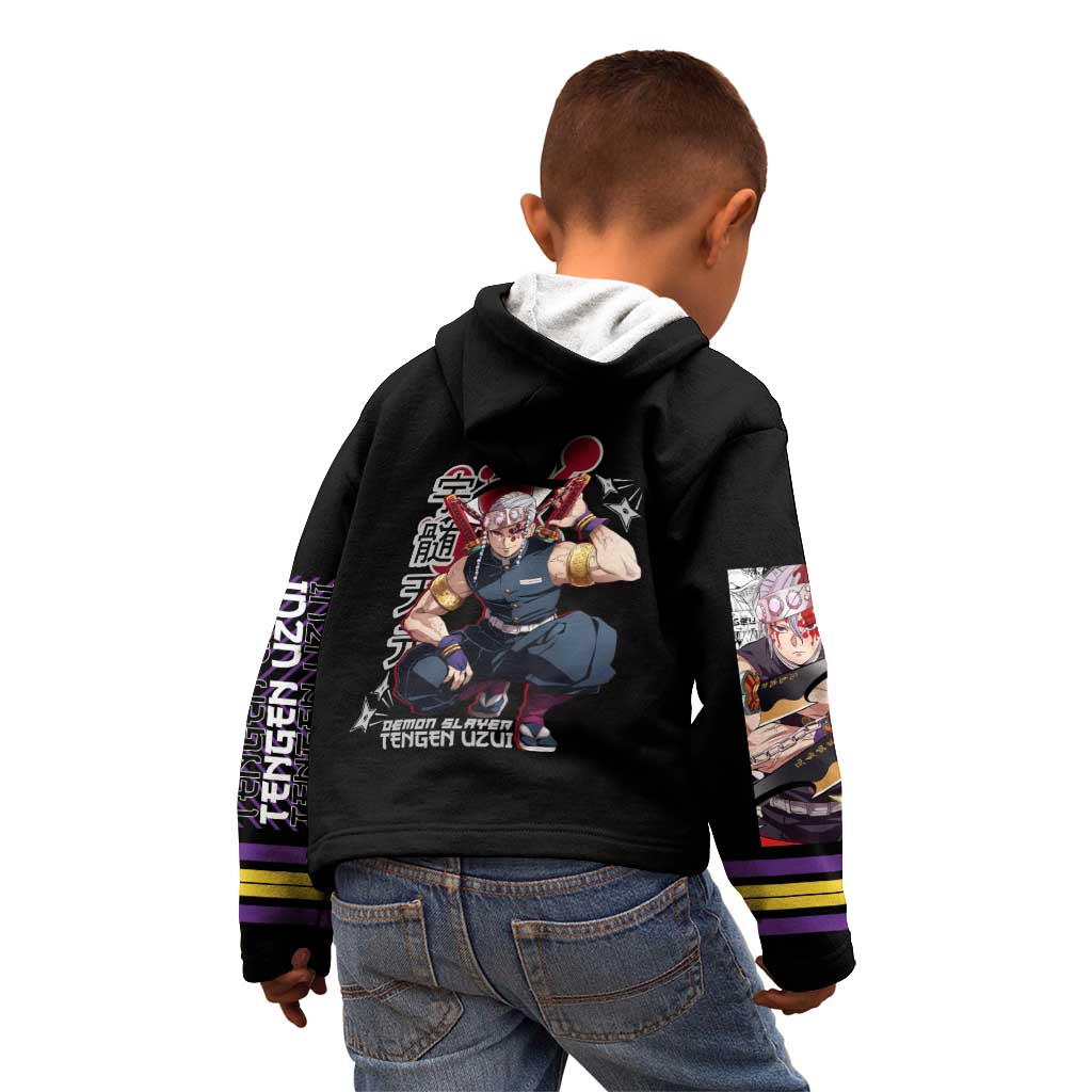 Uzui Tengen Demon Slayer Kid Hoodie Anime Style