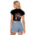 Uzui Tengen Demon Slayer Raglan Cropped T Shirt Anime Style