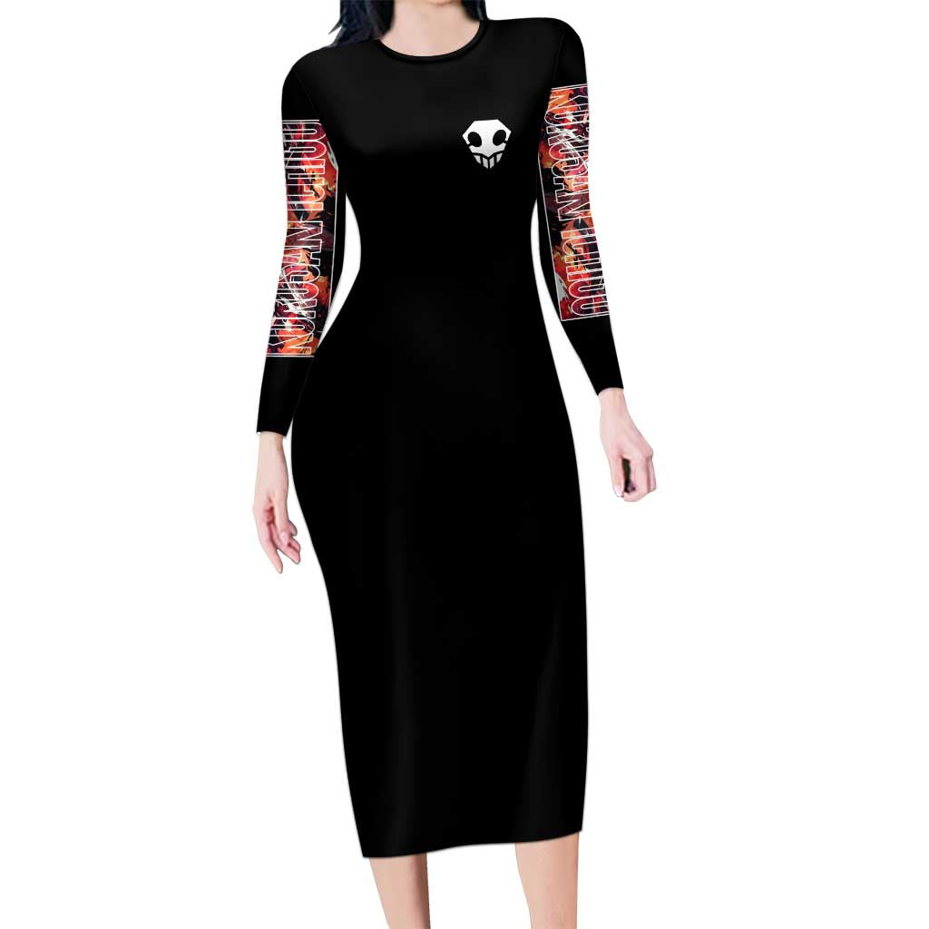 Kurosaki Ichigo TYBWA Bleach Long Sleeve Bodycon Dress Anime Style