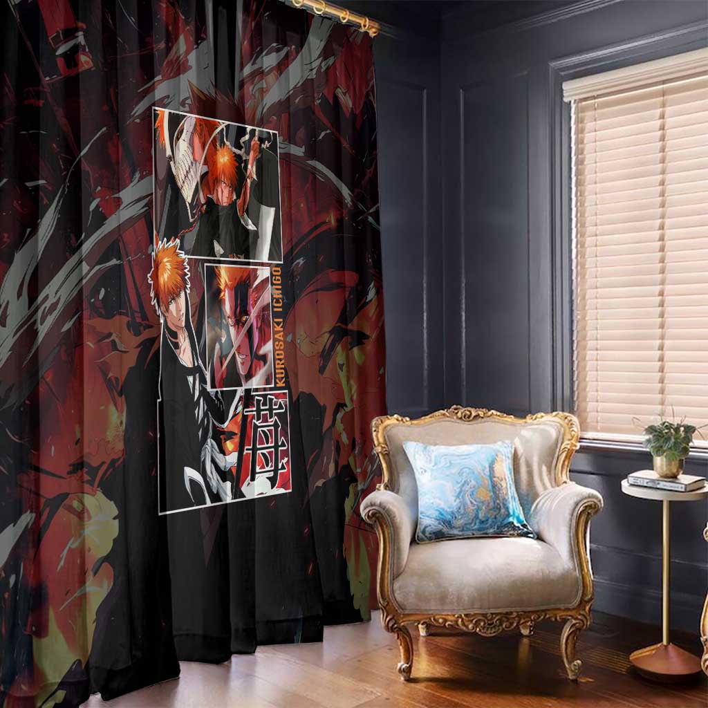 Kurosaki Ichigo TYBWA Bleach Window Curtain Anime Style
