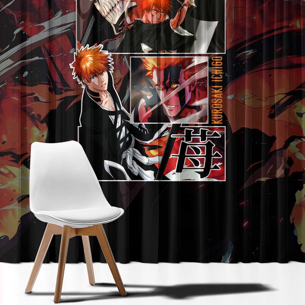 Kurosaki Ichigo TYBWA Bleach Window Curtain Anime Style
