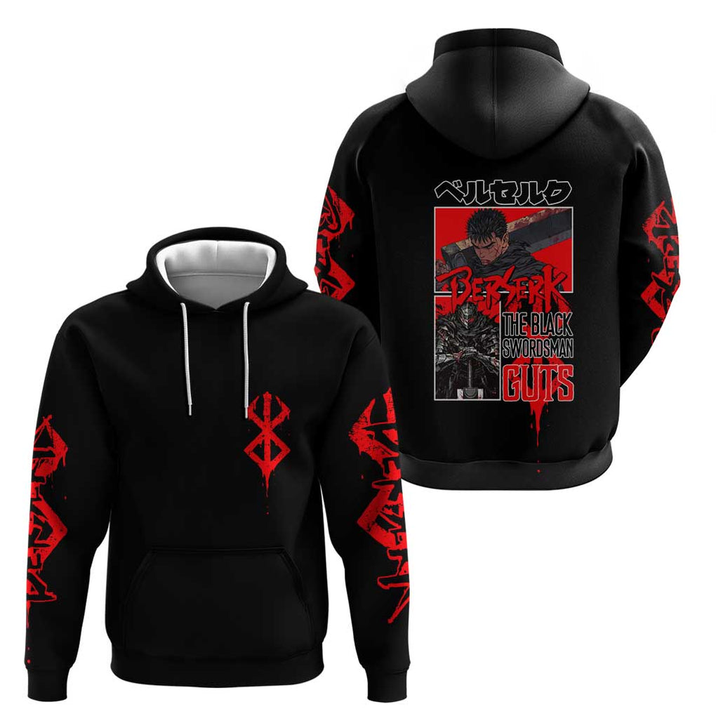 Guts Berserk Hoodie Anime Style