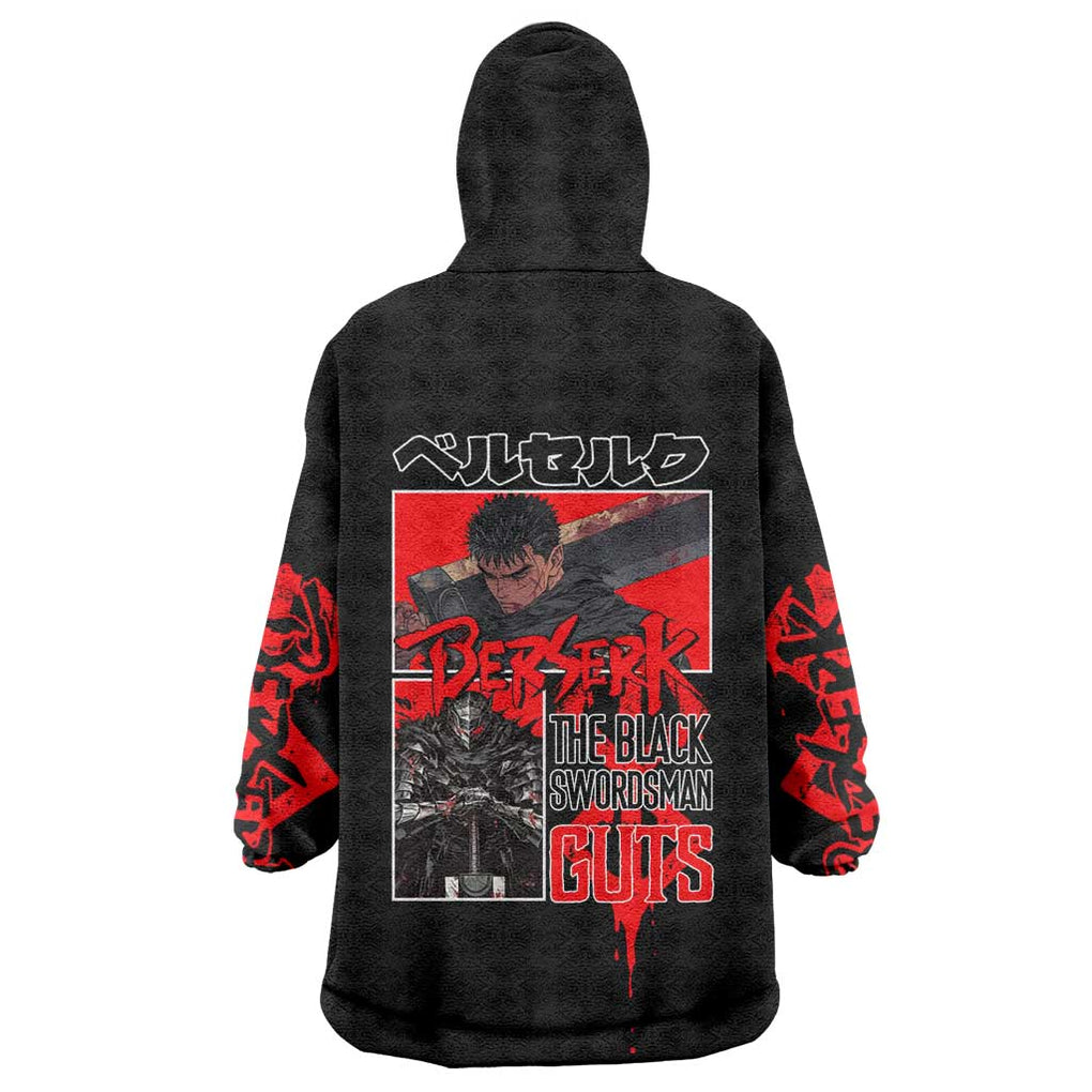 Guts Berserk Wearable Blanket Hoodie Anime Style