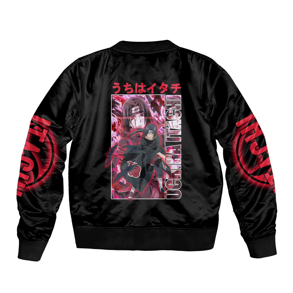 Uchiha Itachi Naruto Shippuden Bomber Jacket Anime Style