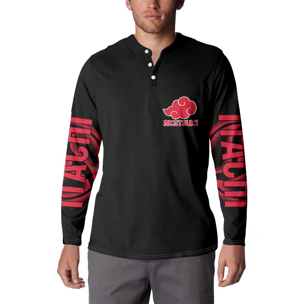 Uchiha Itachi Naruto Shippuden Button Sweatshirt Anime Style