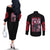 Uchiha Itachi Naruto Shippuden Couples Matching Off The Shoulder Long Sleeve Dress and Long Sleeve Button Shirt Anime Style
