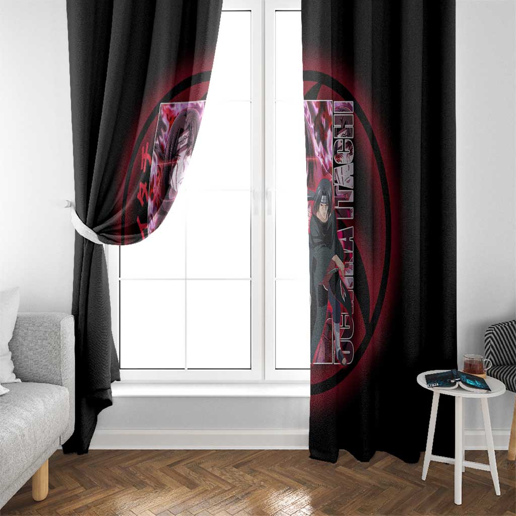 Uchiha Itachi Naruto Shippuden Window Curtain Anime Style