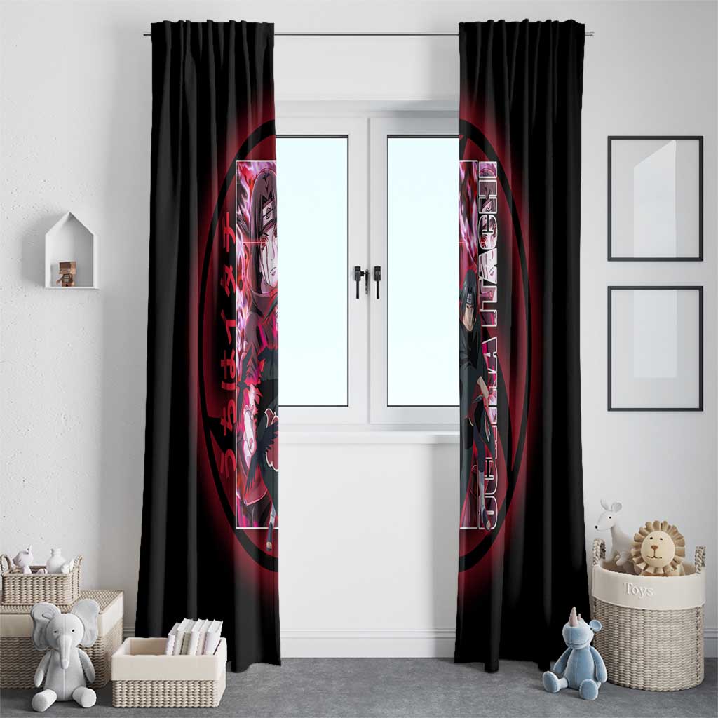 Uchiha Itachi Naruto Shippuden Window Curtain Anime Style