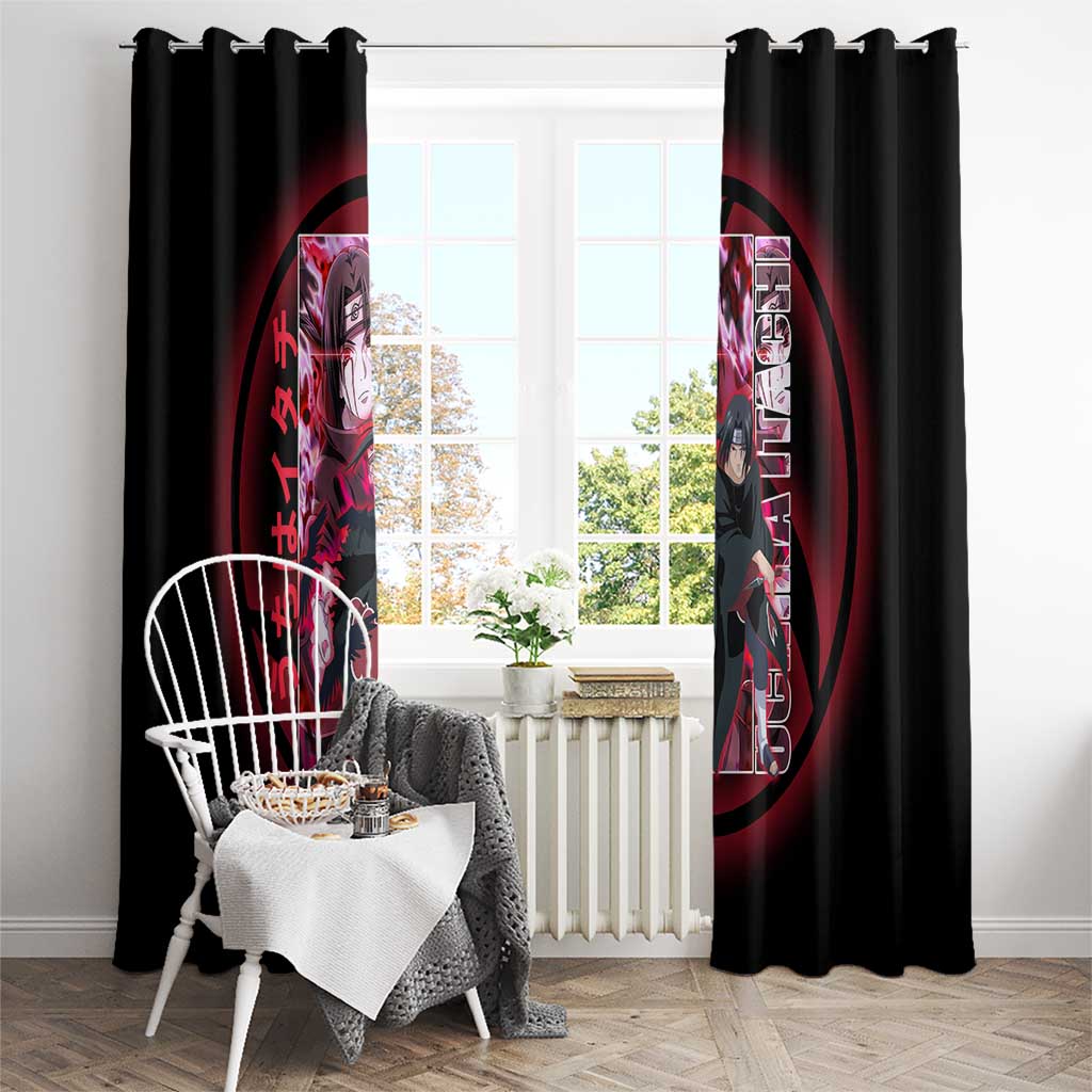 Uchiha Itachi Naruto Shippuden Window Curtain Anime Style