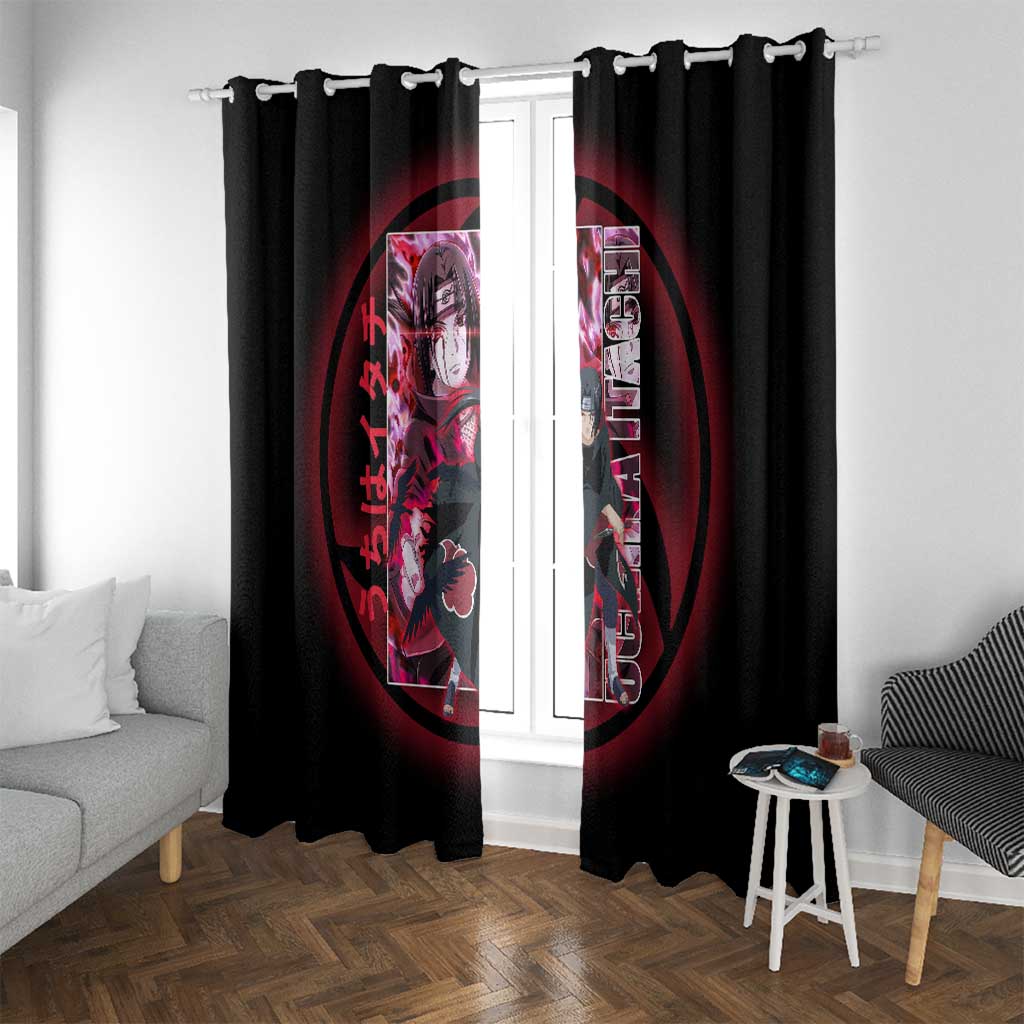 Uchiha Itachi Naruto Shippuden Window Curtain Anime Style