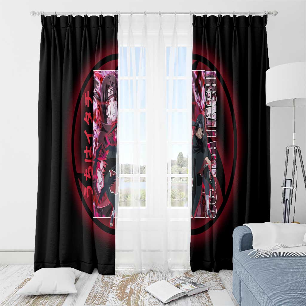 Uchiha Itachi Naruto Shippuden Window Curtain Anime Style