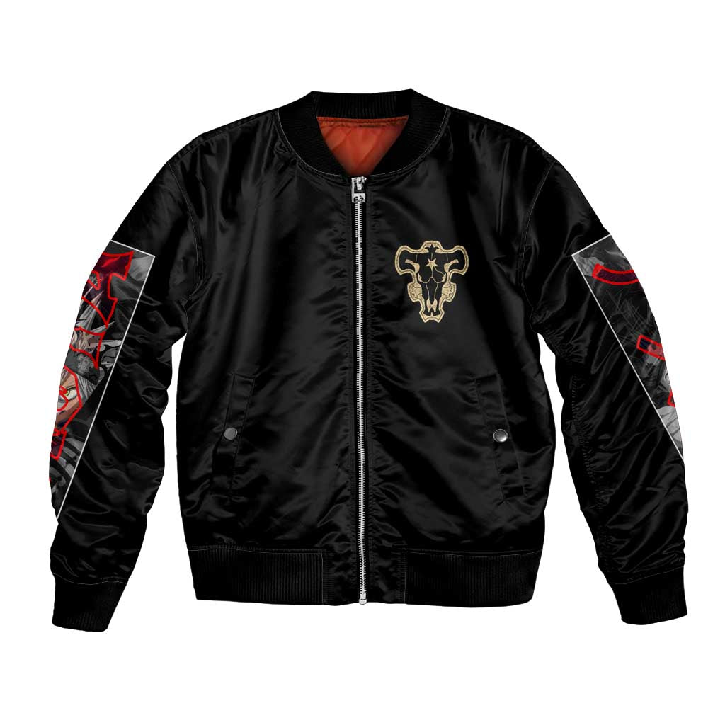 Asta Black Clover Bomber Jacket Anime Style