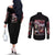Asta Black Clover Couples Matching Off The Shoulder Long Sleeve Dress and Long Sleeve Button Shirt Anime Style