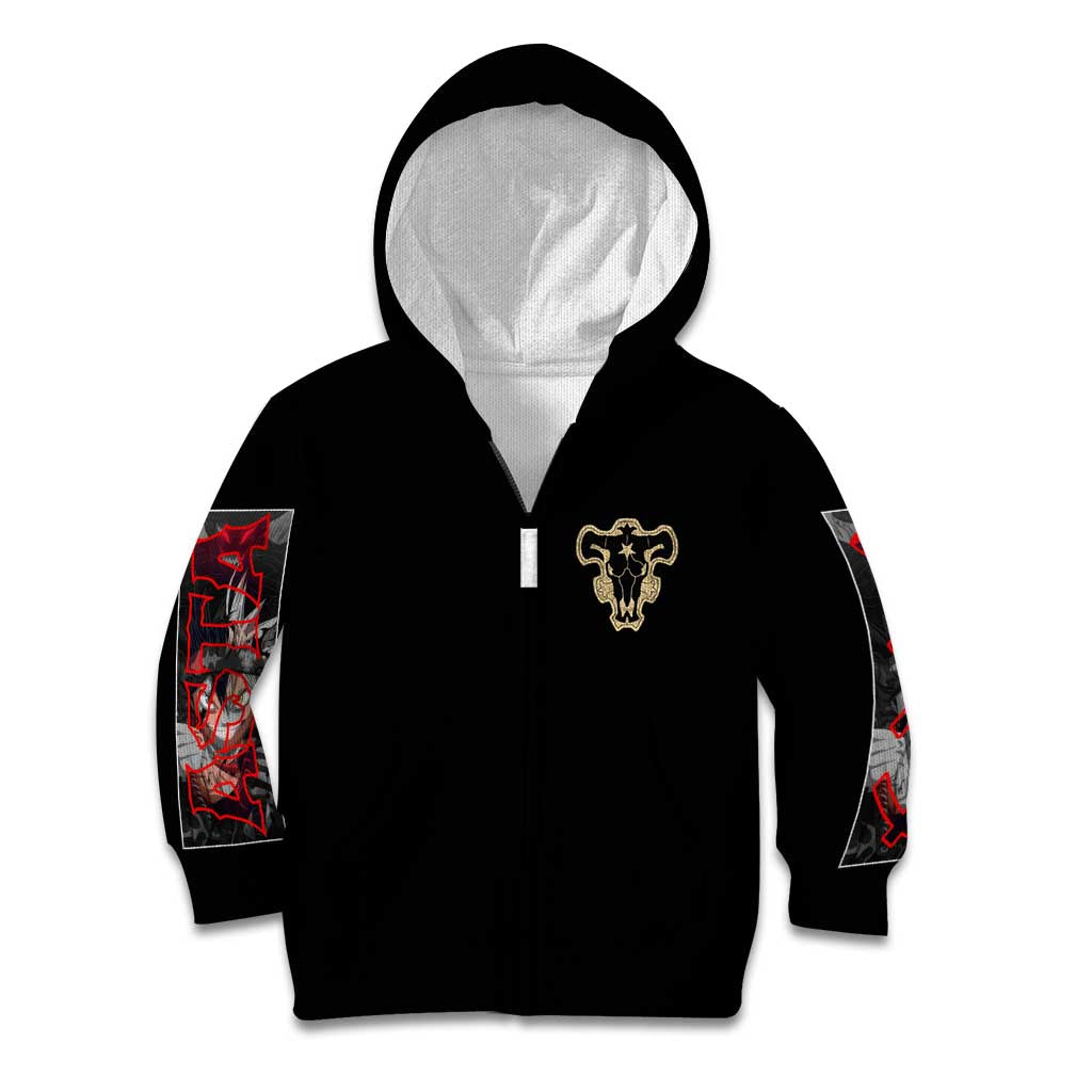 Asta Black Clover Kid Hoodie Anime Style
